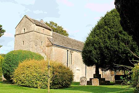 Ampney St. Peter - Exterior View